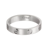 Кольцо Cartier Love wedding band white gold (SIZE 54) B4085154 (37513) №5