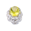 Кольцо  Quartz & Diamonds & White Gold (43543) №4