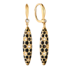 Серьги Magerit Nature Collection Yellow Gold & Diamonds & Enamel (43143) №2