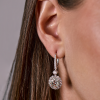 Серьги GIA 3,51 ct M/VS2 - 3,61 ct M/VS2 Round Cut Diamonds & White Gold (41178) №11