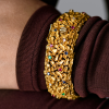 Браслет  Vintage Yellow Gold Сuff Tree Bark (42696) №6
