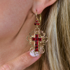 Серьги Dolce & Gabbana Barocco Yellow Gold & Garnets WEEB4G WROD1 Z0000 (40982) №6