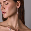 Серьги  Multigemstone & White Gold (42303) №4