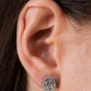 Серьги Yanush Gioielli 1,22 ct G/VS1 Baguette & Round Diamonds (37988) №5
