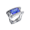 Кольцо Scavia Jewels 9,10 ct Strong Violetish Blue Natural Tanzanite & White Gold (40858) №4