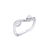 Кольцо Alrosa Diamonds Lethe Pear & Round Cut Diamonds & White Gold Ring 0M721211 (39806) №2