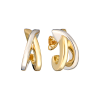 Серьги  X White & Yellow Gold (41748) №2
