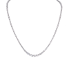 Колье  5,17 ct Round Cut Diamonds & White Gold (40334) №3