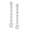 Серьги  1.42 ct Baguette & Round Diamonds (37920) №3