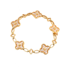 Браслет Van Cleef & Arpels Albena Alhambra 5 motifs Yellow Gold & Diamonds (39827) №2