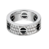 Кольцо Cartier Love Diamond-Paved Ceramic CRB4207653 (37377) №7