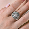 Кольцо  3,35 ct Round Cut Diamonds & White Gold (40604) №8