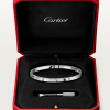 Браслет Cartier White Gold Small Model 10 Diamonds CRB6048016 (37538) №6