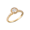 Кольцо Cartier Destinée Solitaire 0,57 ct F/VVS2 Yellow Gold Paved CRN4816854 (43241) №3