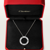 Подвеска Cartier LOVE 3 Diamonds & White Gold B7014600 (40934) №6