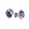 Комплект Gianni Lazzaro White Gold Amethyst & Diamonds Set (37668) №12