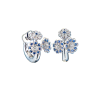 Серьги Mario Panelli FLOWER Blue Sapphire & Diamonds & White Gold (41530) №2