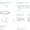 Браслет  Tennis White Gold Diamonds 4.17 ct Bracelet (35947) №4