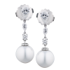 Серьги Mikimoto Classic Collection Akoya 10.0 mm Pearl & 1,40 ct Diamonds PEL 713 (37414) №6