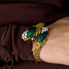 Браслет Gilbert Albert Scarabey beetle shell & Yellow Gold & Diamonds (40720) №6