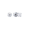 Пусеты  0,50 ct H/SI2 - 0,50 ct G/SI1 Round Cut Diamonds МГУ (42028) №2