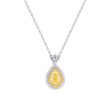 Подвеска GIA 1,01 ct Natural Fancy Yellow/SI1 Pear Diamond (40766) №3