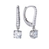 Серьги GRAFF 0,70 F/VS1 - 0,71 F/VS1 Diamond French Wire (36718) №7