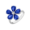 Кольцо Mercury Flower White Gold & Diamond & Natural Sapphire MR20990WS (42239) №2