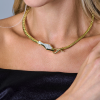 Колье Pomellato "Eden" Collection Snake Yellow Gold & Diamonds (40887) №7