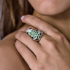 Кольцо Stenzhorn Frog White Gold & Diamonds & Tsavorites (42659) №5
