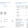 Серьги  0,58 ct I/VS2 - 0.58 M/SI2 Round Diamonds (37692) №4