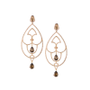 Серьги Grimoldi Milano Gotica Collection Rose Gold & Diamond & Smoky Quartz (43481) №2