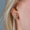 Серьги  в стиле Bvlgari Serpenti (40664) №4