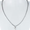 Колье  White Gold 0,35 ct Round Cut Diamond (43452) №3