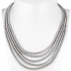 Колье Leo Pizzo 28,0 ct Five Row Tennis Necklace (40737) №3