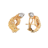 Серьги Gilbert Albert Vintage Yellow Dold & Diamonds (39944) №2