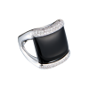 Кольцо Gavello White Gold & Onyx & Diamonds (41425) №2