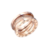 Кольцо Bvlgari B.zero1 Zaha Hadid Design Legend Rose Gold & Diamonds 355152 (42308) №2