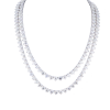 Колье  Tennis Necklace 74,50 ct Round Cut Diamonds & White Gold (42082) №4