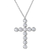Крест Tiffany & Co Platinum & Diamond Jazz Cross (37180) №2