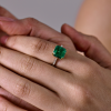 Кольцо  COLOMBIA EMERALD 4,53 ct Intense Bluish Green/VS (42080) №6