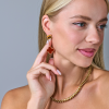 Серьги Van Cleef & Arpels Magic Alhambra 2 Motifs Yellow Gold & Tiger’s Eye & Carnelian VCARN5JR00 (40886) №5