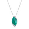 Подвеска UTOPIA Selene Malachite & Diamonds White Gold KSP2BBMSP01 (40221) №2