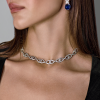Колье Tiffany & Co Platinum Pavé Diamond Interlock Bow Necklace (42786) №7
