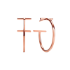 Серьги Tiffany & Co T Hoop in Rose Gold 34448124 (42753) №2