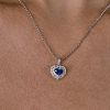 Подвеска  1,44 ct Vivid Blue Madagascar (42873) №7