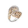 Кольцо iTitoli White & Rose Gold & Diamond (44043) №2