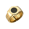 Кольцо Bvlgari Tubogas Onyx & Yellow Gold (SIZE 54) (42006) №2