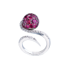 Кольцо Giovanni Ferraris Ruby & Diamonds White Gold Ball (38616) №4