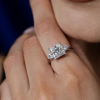 Кольцо GIA 3,04 ct D/VVS2 Princess Cut diamond (37682) №7
